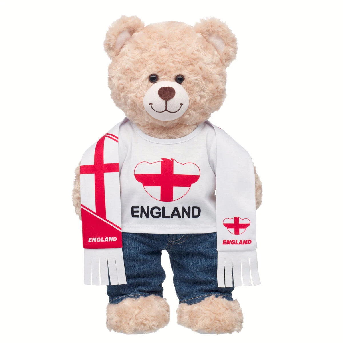 England Scarf & T-Shirt Set | Build-A-Bear - US 7726
