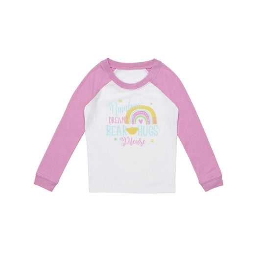 Build-A-Bear Pajama Shop™ Rainbow Dreams & Bear Hugs Please PJ Top - Toddler & Youth - US 8888