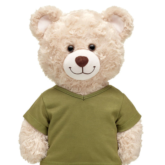 Green V-Neck T-Shirt for Stuffed Animals | Build-A-Bear® - US 7041