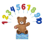 Build-A-Bear® Brown Bear Base with CeleBEARate Balloon Inserts (1-10) - US 5344
