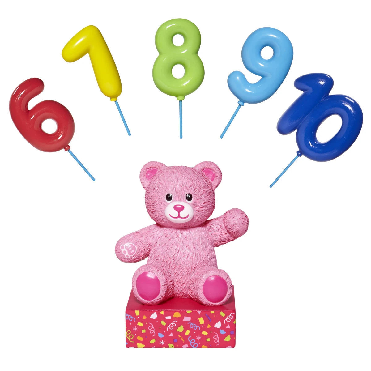 Build-A-Bear® Pink Bear Base with CeleBEARate Balloon Inserts (6-10) - US 8083