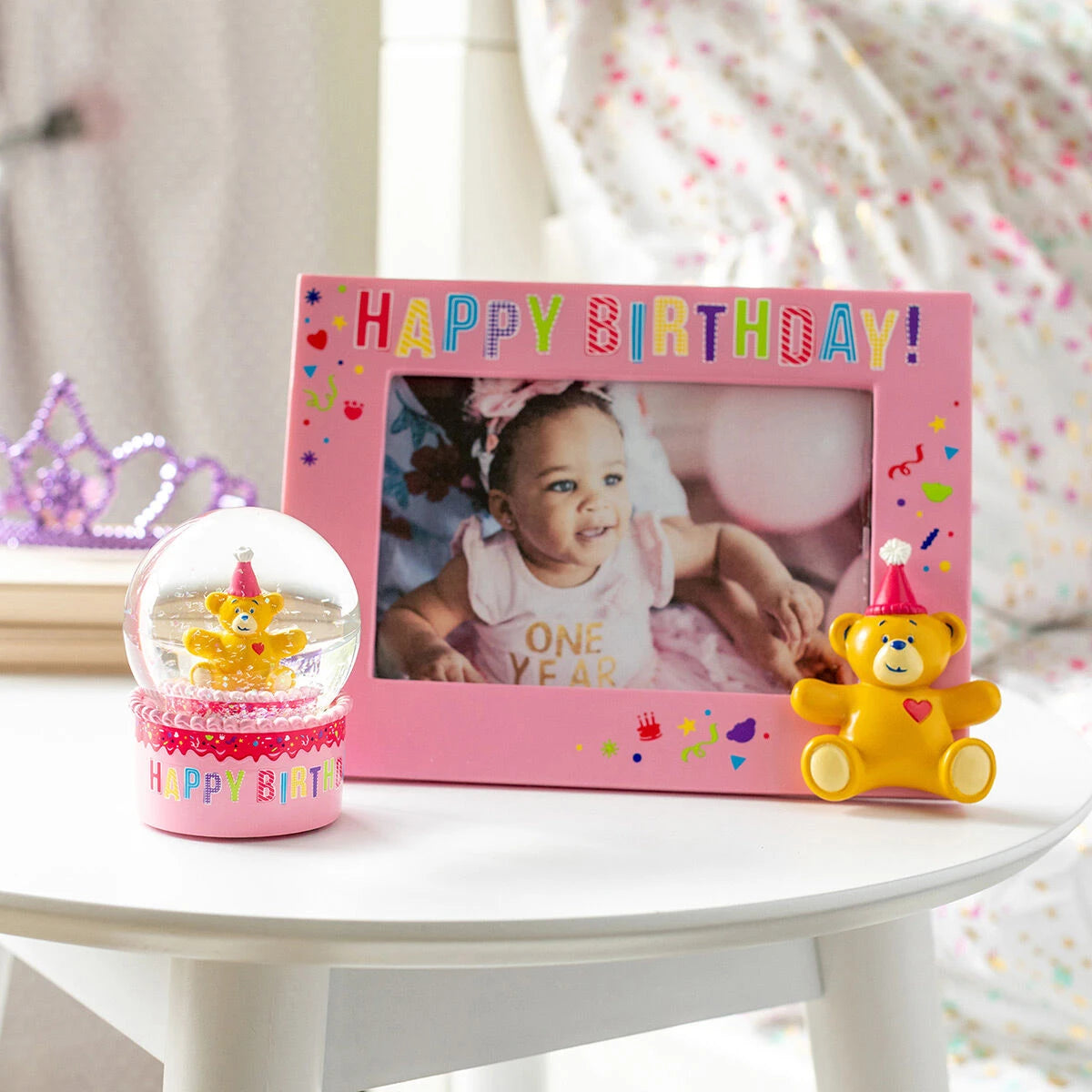 Build-A-Bear® Happy BEARthday! Pink Waterball - US 9642