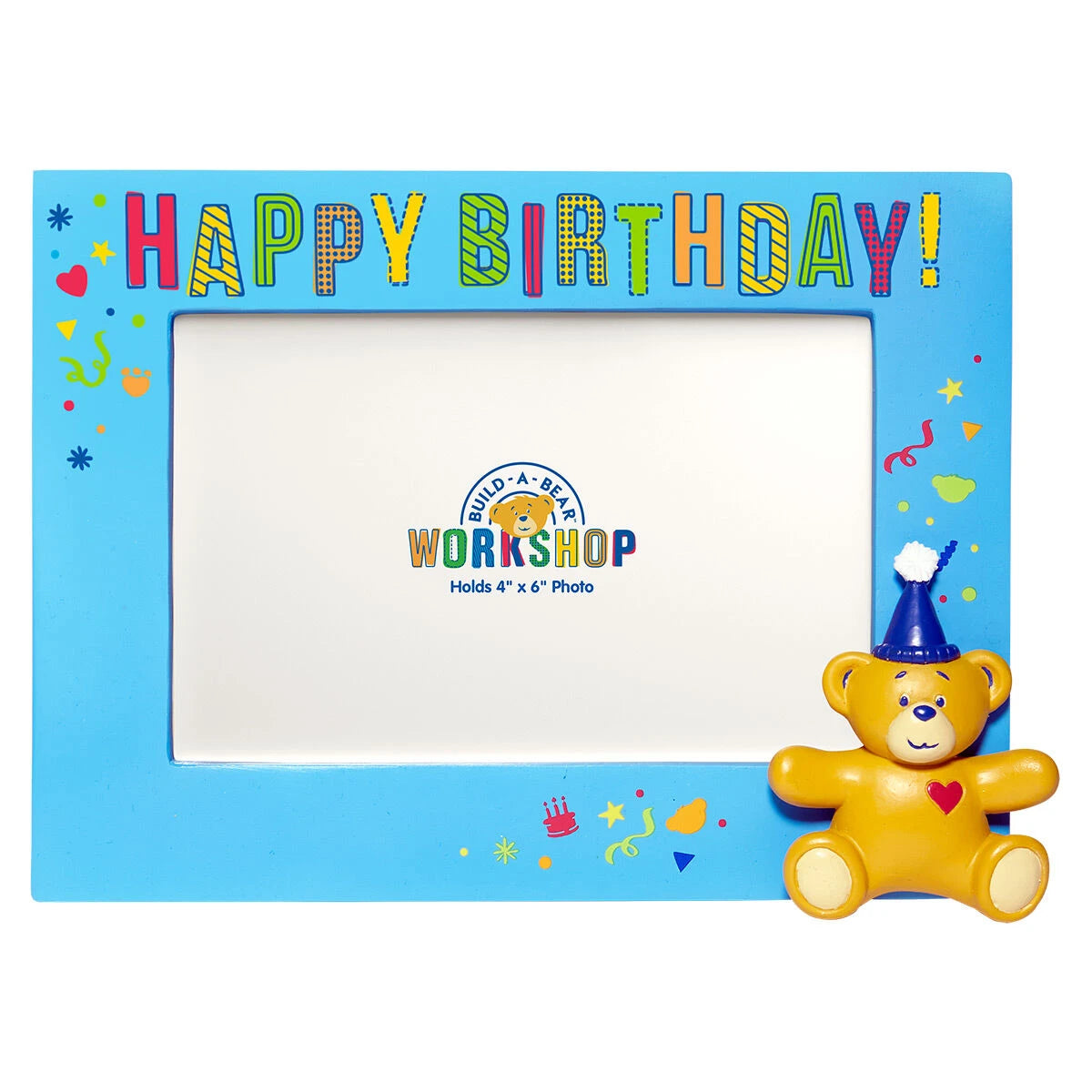 Build-A-Bear® Happy BEARthday! Blue Photo Frame - US 8150