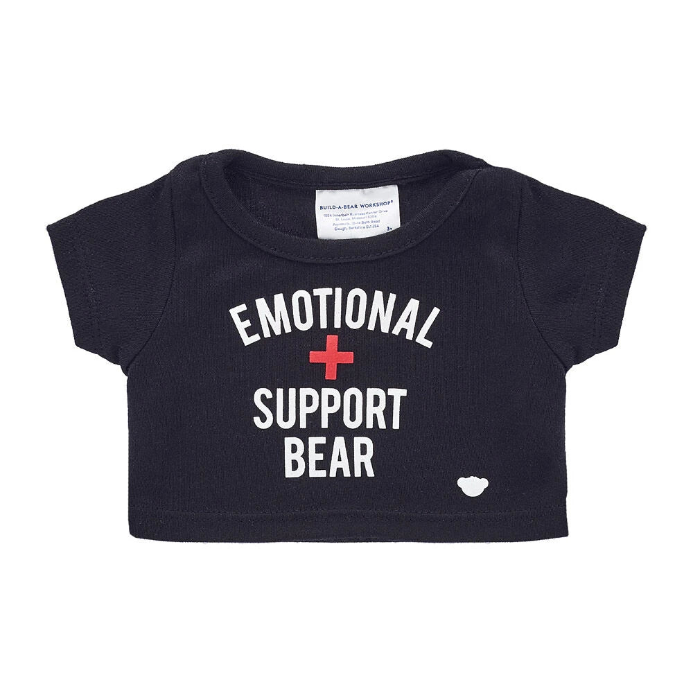 Emotional Support Bear T-Shirt for Stuffed Animals | Build-A-Bear® - US 5197