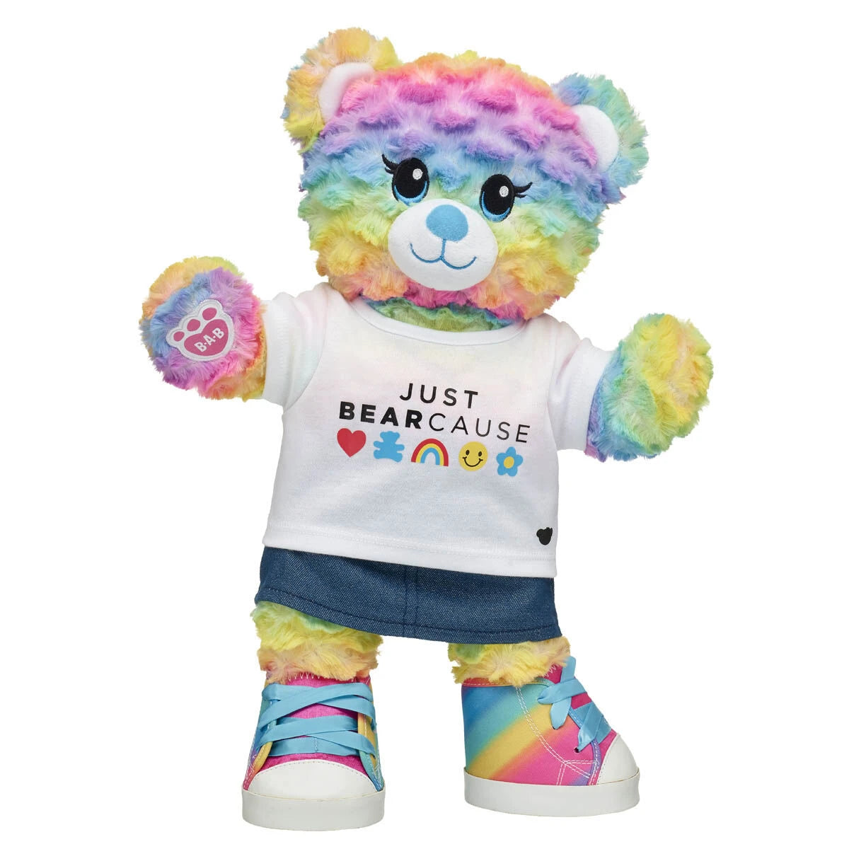 Rainbow Party Teddy Bear "Just Bearcause" Gift Set | Build-A-Bear® - US 8533