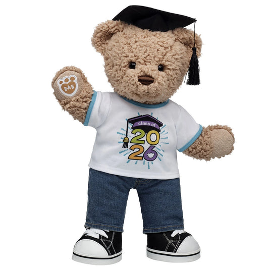 Timeless Teddy Bear Class of 2026 Graduation Gift Set | Build-A-Bear - US 7215