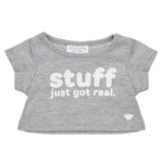 "Stuff Just Got Real" T-Shirt for Plush Toys | Build-A-Bear® - US 6223