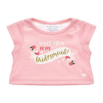 "Will You Be My Bridesmaid?" T-Shirt for Stuffed Animals | Build-A-Bear® - US 5503