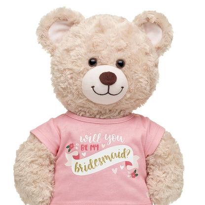 "Will You Be My Bridesmaid?" T-Shirt for Stuffed Animals | Build-A-Bear® - US 2148
