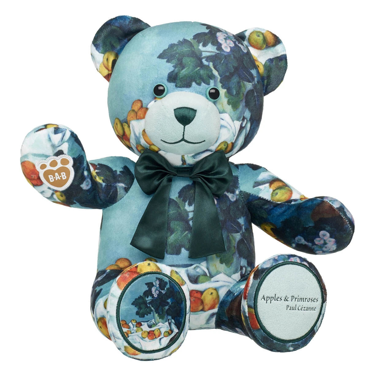 Cézanne Still Life Painting Teddy Bear &amp; Bow | Build-A-Bear® - US 9901
