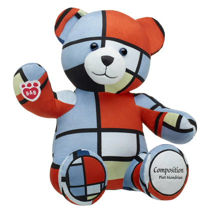Piet Mondrian Composition Teddy Bear - US 9212