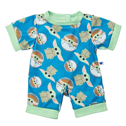 Happy Hugs Teddy Bear with Star Wars Grogu™ Sleeper &amp; Slippers Gift Set | Build-A-Bear® - US 8451