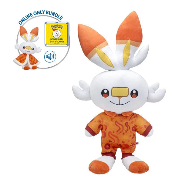 Pokémon Scorbunny Plush Bundle | Build-A-Bear® - US 9904