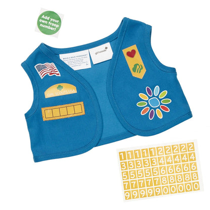 Girl Scout Cookie Teddy Bear Daisy Gift Set w/ Bows | BAB - US 3578