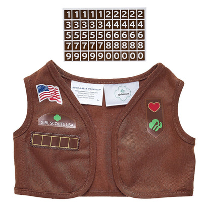 Girl Scout Cookie Teddy Bear Brownie Gift Set | BAB - US 3640