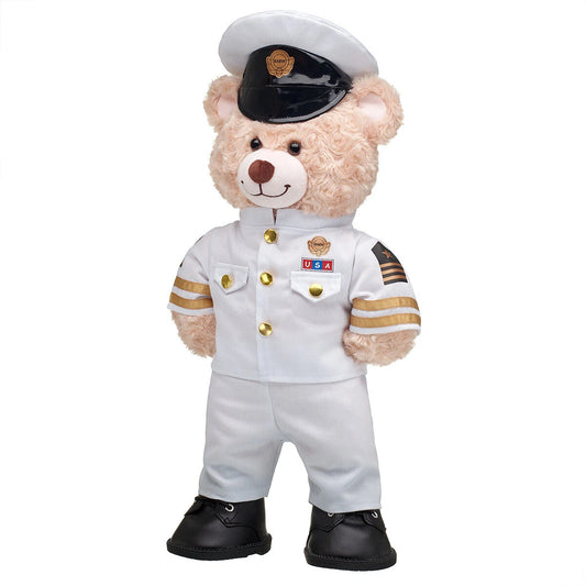 Happy Hugs Teddy Bear Naval Officer Gift Set | Build-A-Bear® - US 9688
