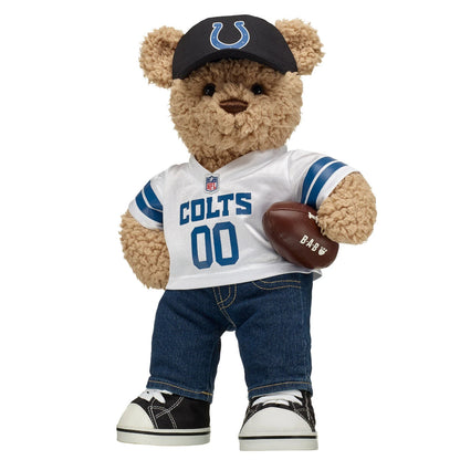 Indianapolis Colts Timeless Teddy Bear Football Gift Set - US 0818