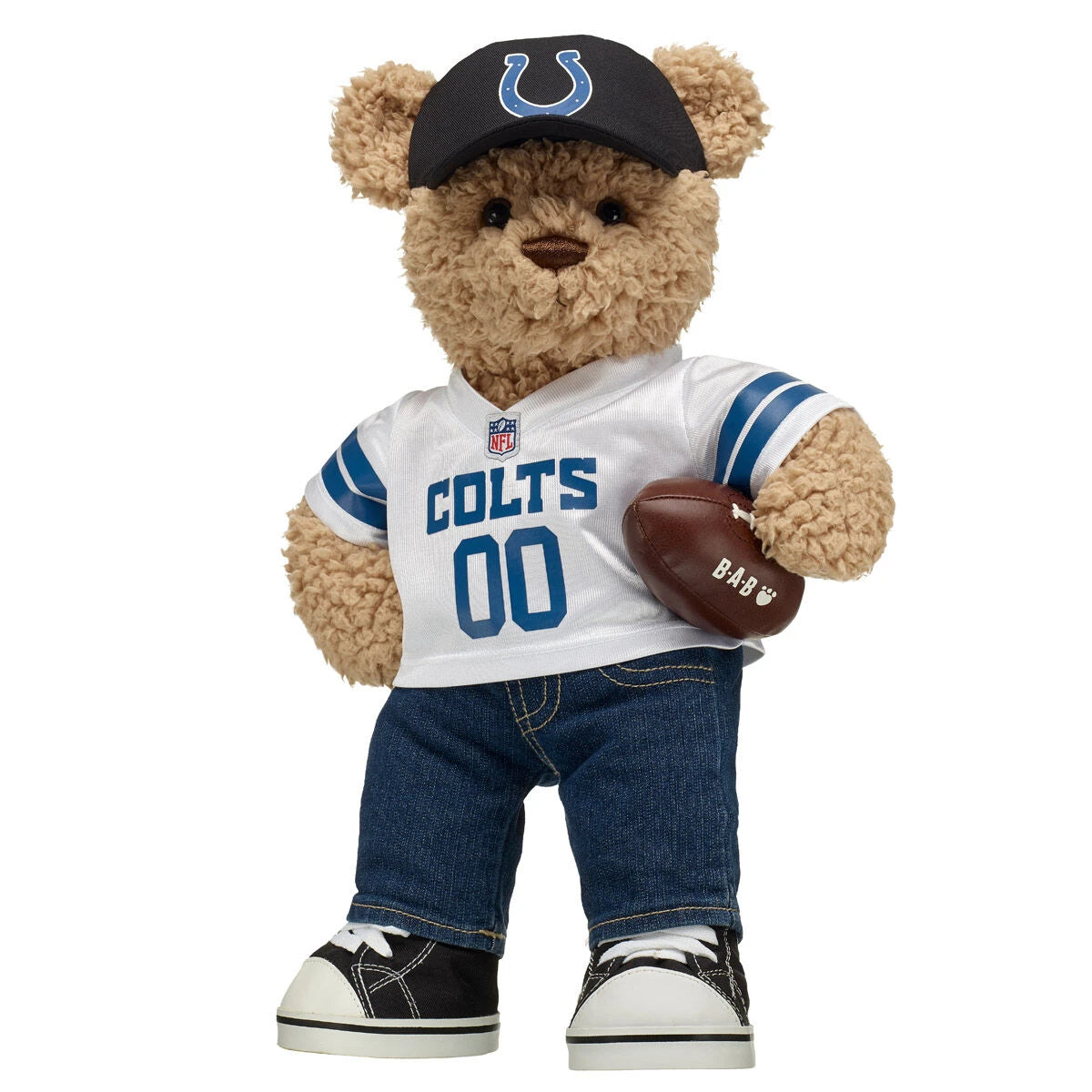Indianapolis Colts Timeless Teddy Bear Football Gift Set - US 3576