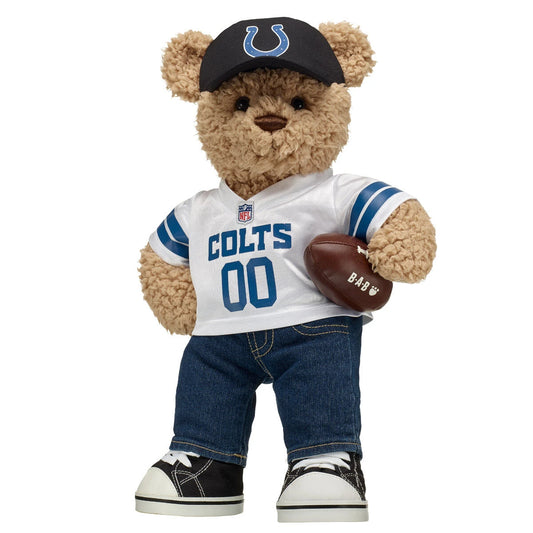 Indianapolis Colts Timeless Teddy Bear Football Gift Set - US 8219