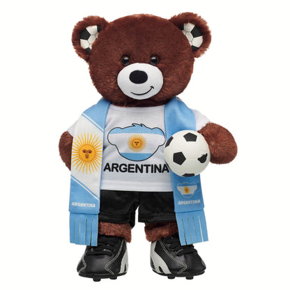 Let's Goal Bear Argentina Gift Set | Build-A-Bear - US 9322