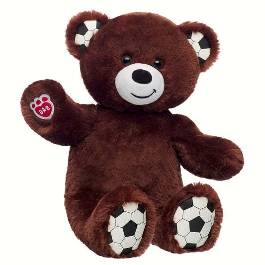 Let's Goal Bear Red Soccer Uniform Gift Set | Build-A-Bear - US 5103