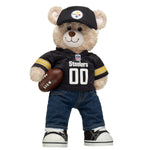 Pittsburgh Steelers Happy Hugs Teddy Bear Hat &amp; Football Set - US 1429