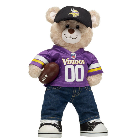 Minnesota Vikings Happy Hugs Teddy Bear Football Gift Set - US 1931