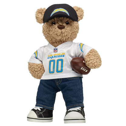 Los Angeles Chargers Timeless Teddy Bear Football Gift Set - US 9687