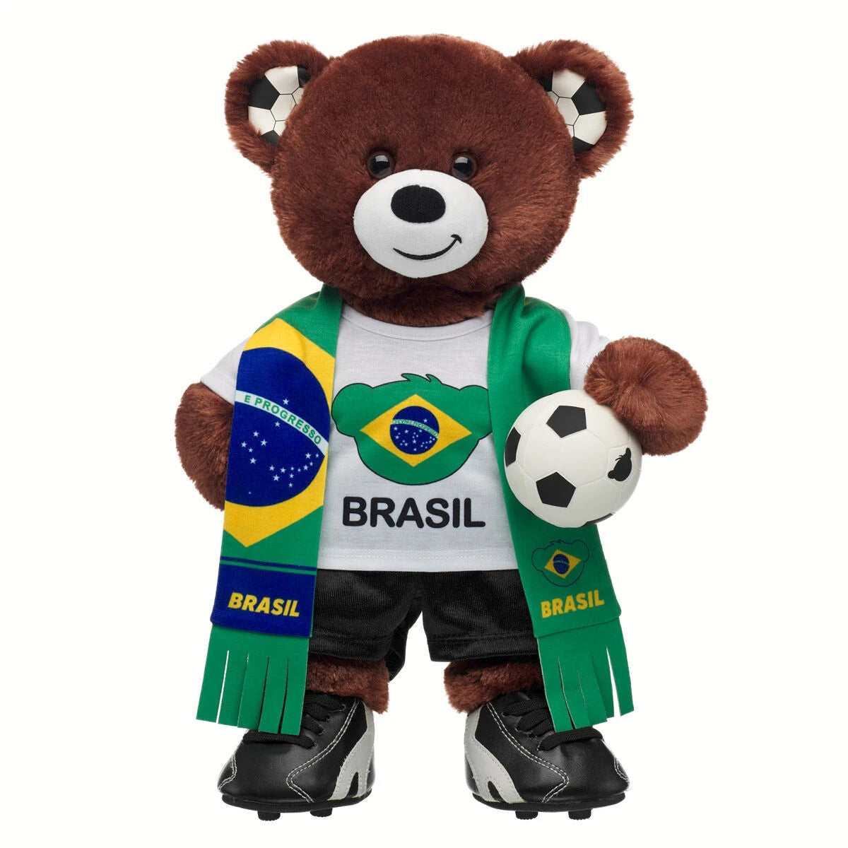 Let's Goal Bear Brasil Gift Set | Build-A-Bear - US 4042