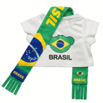 Brazil Scarf &amp; T-Shirt Set | Build-A-Bear - US 4100