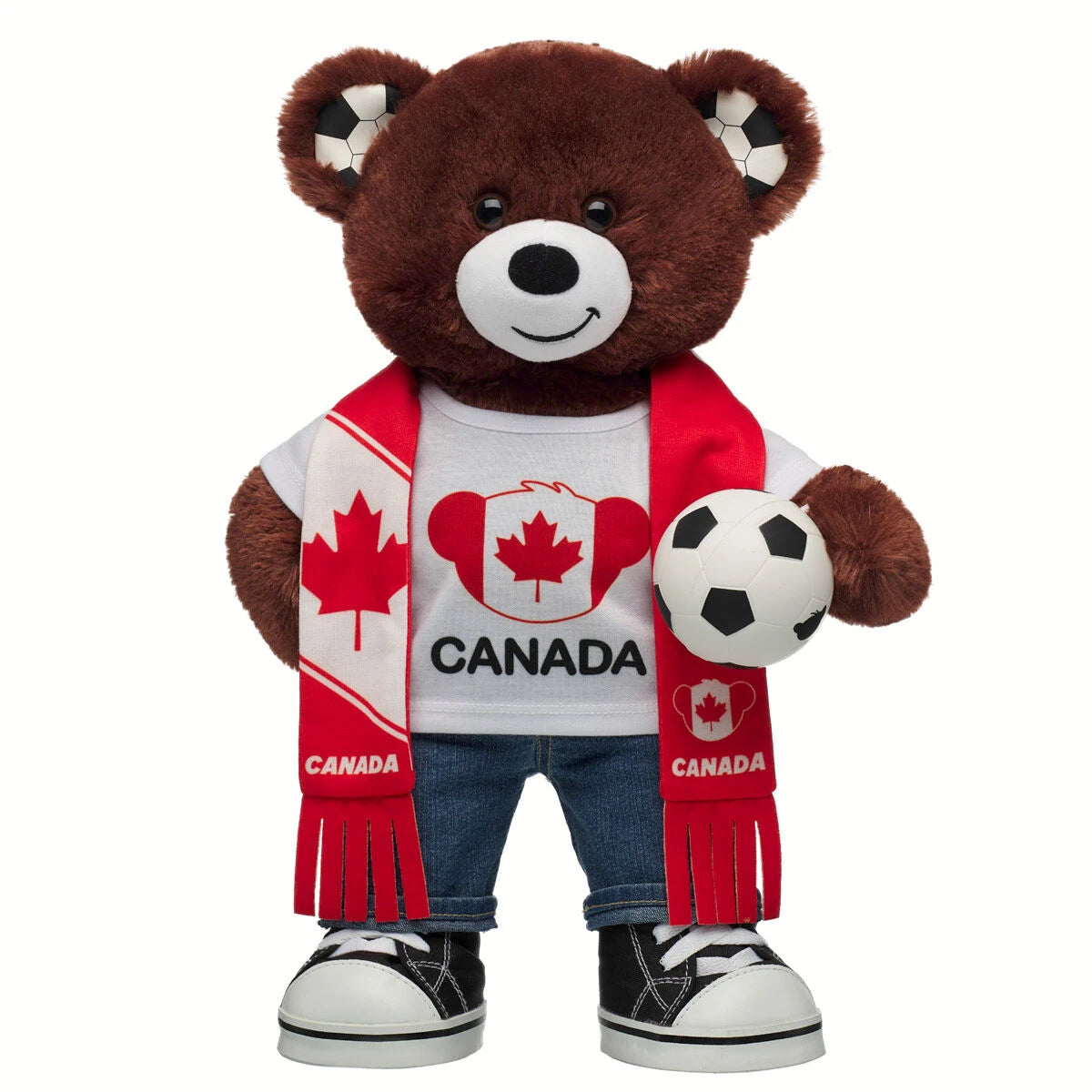 Let's Goal Bear Canada Gift Set | Build-A-Bear - US 3234