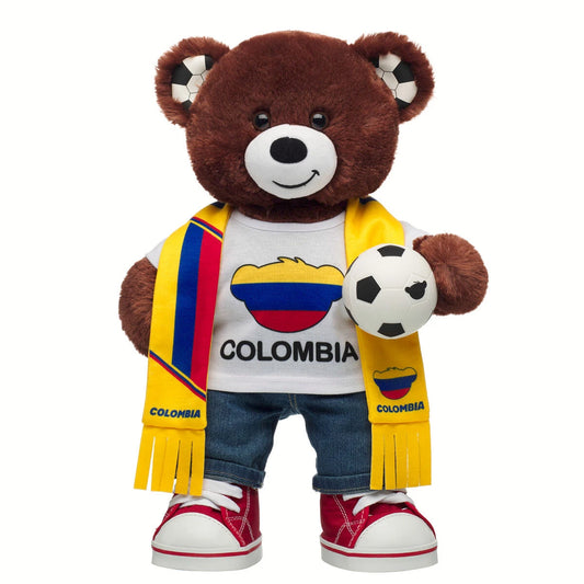 Let's Goal Bear Colombia Gift Set | Build-A-Bear - US 7094