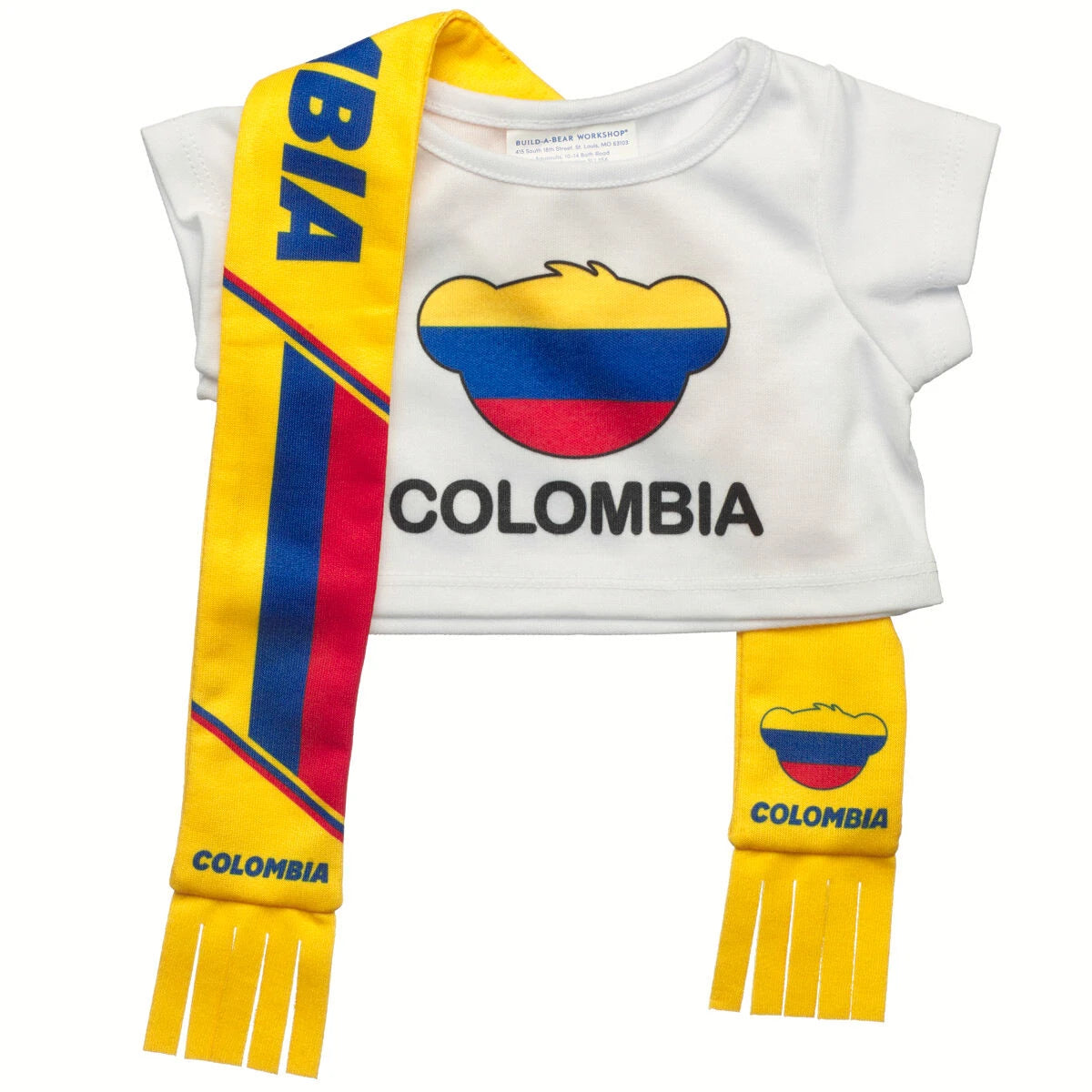 Let's Goal Bear Colombia Gift Set | Build-A-Bear - US 3962
