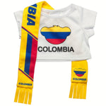 Colombia Scarf &amp; T-Shirt Set | Build-A-Bear - US 3522