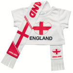England Scarf &amp; T-Shirt Set | Build-A-Bear - US 8069