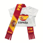 Spain Scarf &amp; T-Shirt Set | Build-A-Bear - US 3371