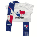 Panama Scarf &amp; T-Shirt Set | Build-A-Bear - US 7412