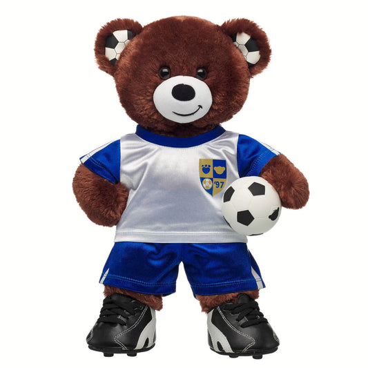 Let's Goal Bear Blue Soccer Uniform Gift Set | BAB - US 8588