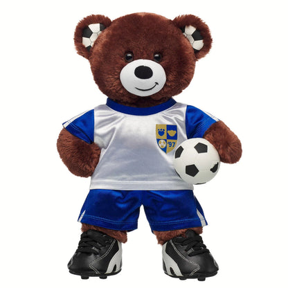 Let's Goal Bear Blue Soccer Uniform Gift Set | BAB - US 8902