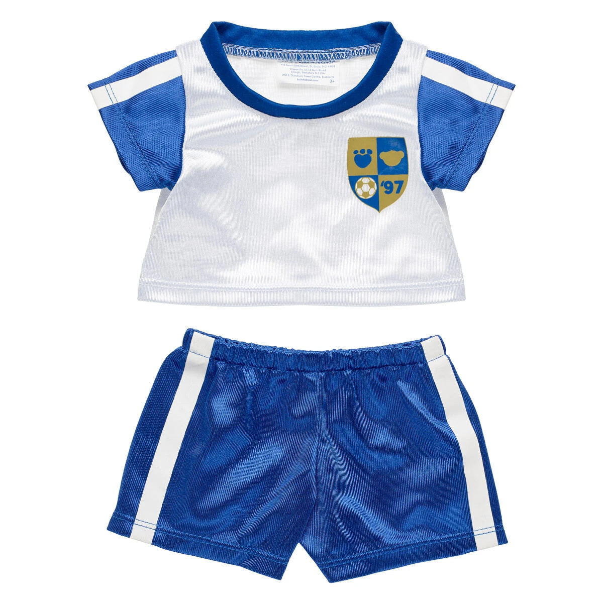 Let's Goal Bear Blue Soccer Uniform Gift Set | BAB - US 8588