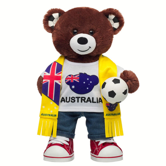 Let's Goal Bear Australia Gift Set | Build-A-Bear - US 1139