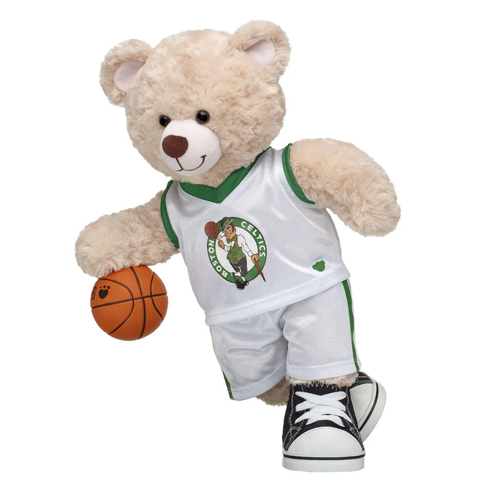 Boston Celtics Basketball Teddy Bear Gift Set | Build-A-Bear® - US 3436