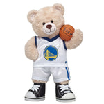 Golden State Warriors Happy Hugs Teddy Bear Basketball Gift Set | Build-A-Bear® - US 7513