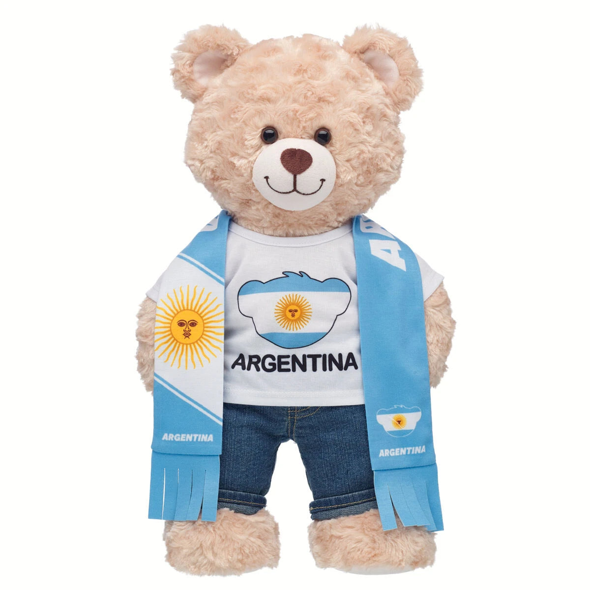 Argentina Scarf &amp; T-Shirt Set | Build-A-Bear - US 6267
