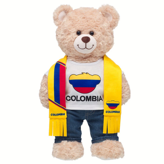 Colombia Scarf &amp; T-Shirt Set | Build-A-Bear - US 3522