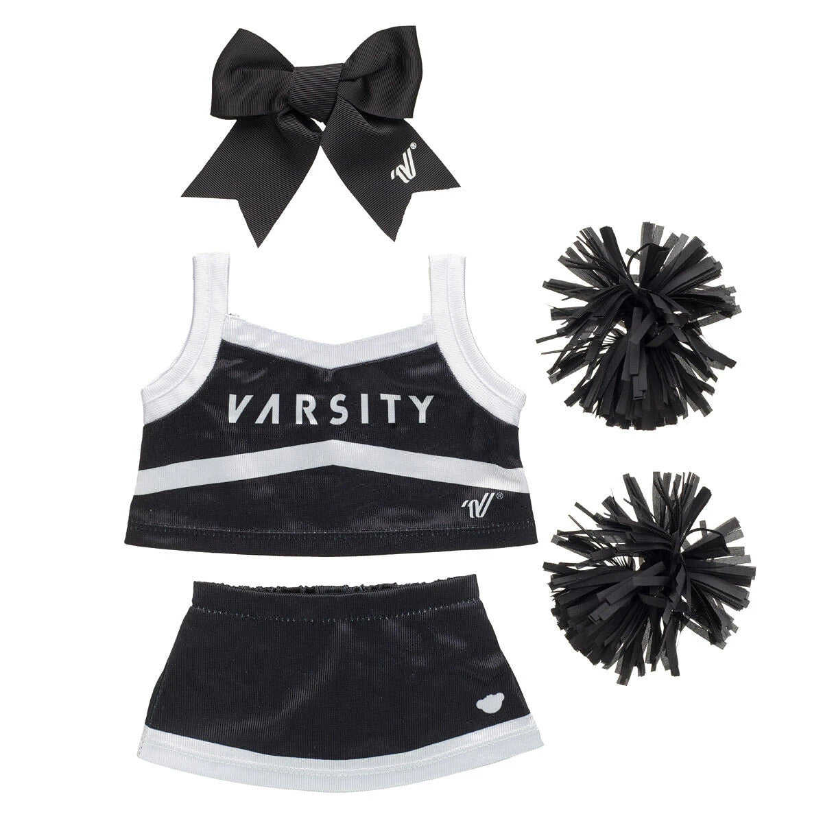 Online-Only Varsity Spirit Black Cheer Uniform | Build-A-Bear® - US 1879