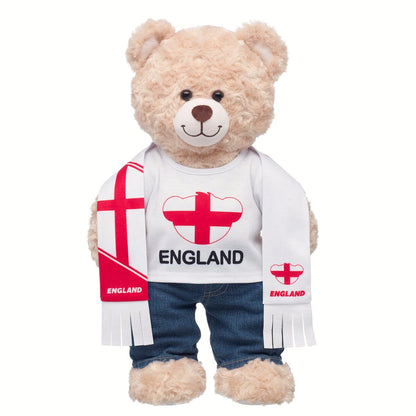 England Scarf &amp; T-Shirt Set | Build-A-Bear - US 6285