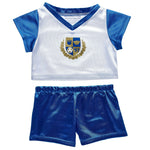 Blue &amp; White Soccer Uniform 2 pc. for Stuffed Animals | Build-A-Bear® - US 5282