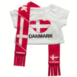Denmark Scarf &amp; T-Shirt Set | Build-A-Bear - US 6369