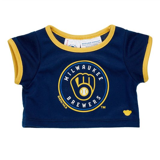 Milwaukee Brewers™ Baseball T-Shirt for Stuffed Animals | Build-A-Bear® - US 8943